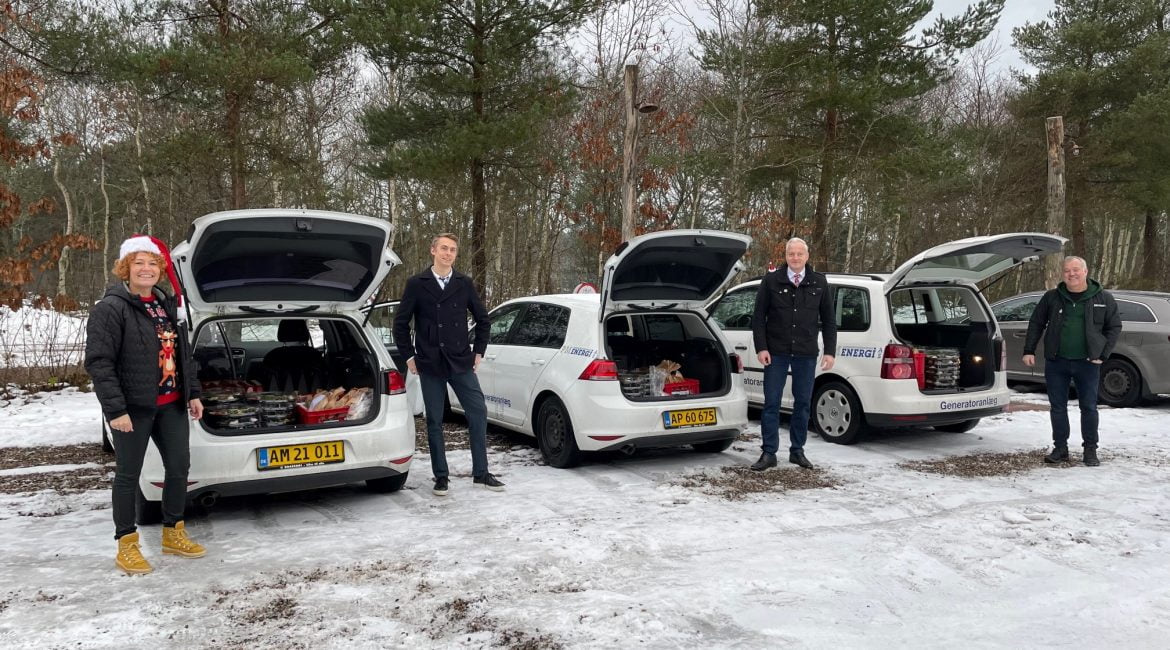 Levering af mad til medarbejdere